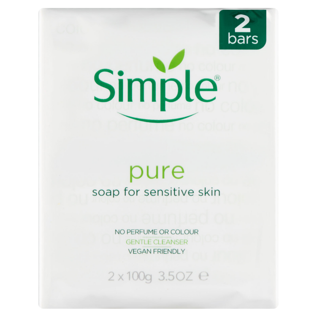 Simple Soap Twin Pack 2 x 100g for Sensitive Skin Simple Soap Twin Pack 2 x 100g for Sensitive Skin